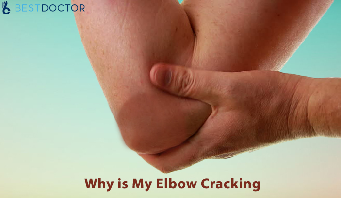 why is my elbow cracking?