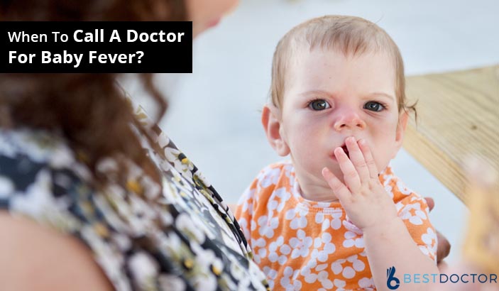 when to call a doctor for baby fever?